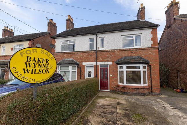 Eastern Road, Willaston, Nantwich 3 bed semi