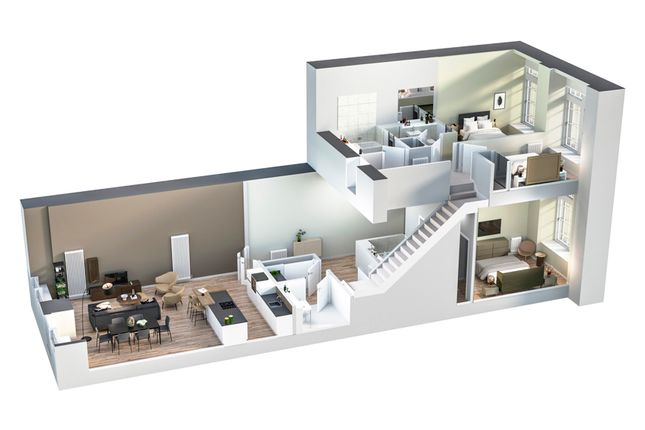 Plot 325, David Stow 325 at... 3 bed apartment for sale