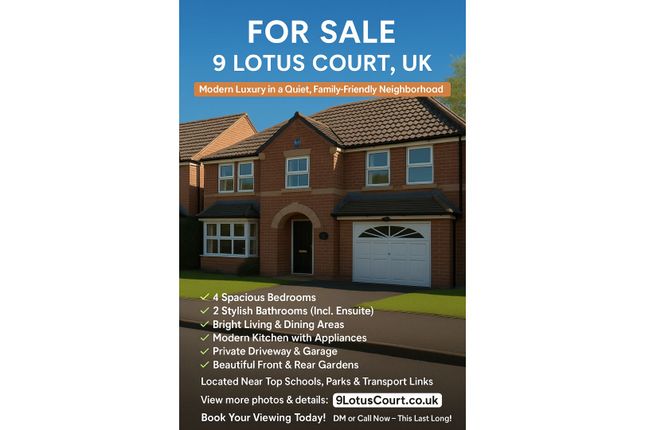 4 bed detached house