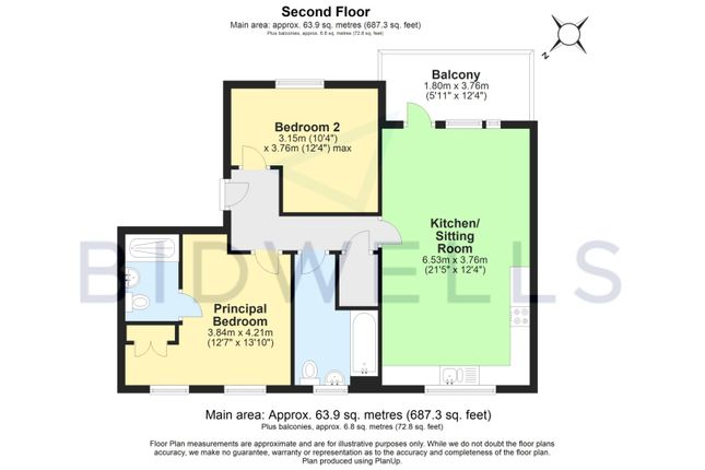 2 bed flat