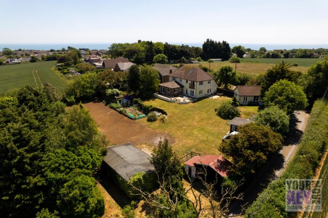Cauldham Lane, Capel Le Ferne... 4 bed detached house for sale