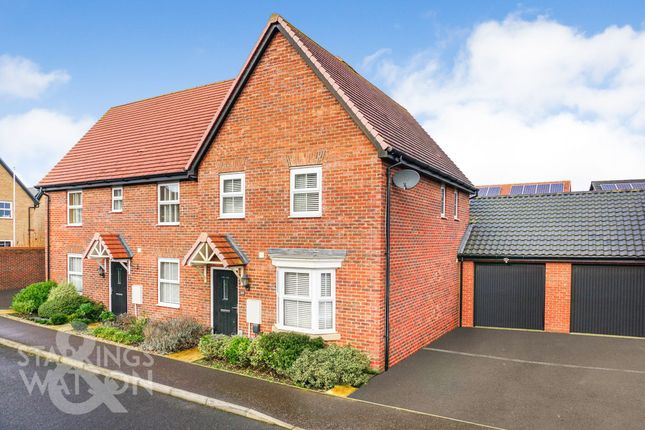 Framingham Crescent, Poringland, Norwich 3 bed semi