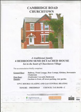 4 bed semi-detached house