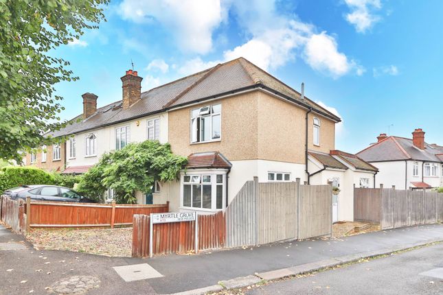 Myrtle Grove, New Malden 3 bed end of terrace house for sale