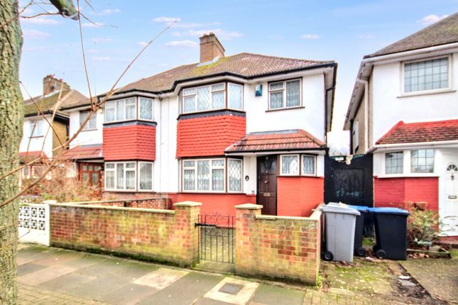 Monks Park, Wembley, Middlesex HA9 3 bed semi