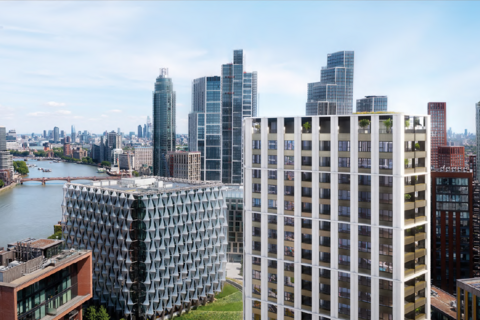 London Square Nine Elms, 10 Ponton... 2 bed flat for sale