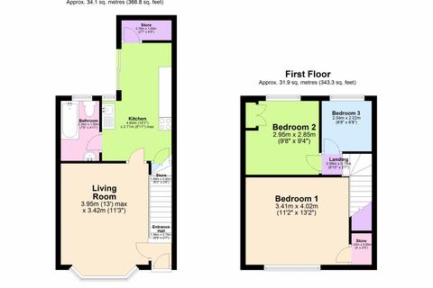 Clevedon Crescent, Northfields... 3 bed terraced house for sale