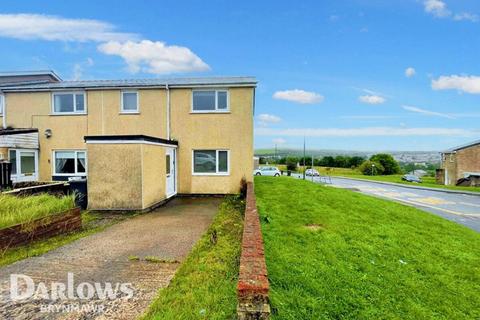 Yscuborwen, Tredegar 3 bed end of terrace house for sale