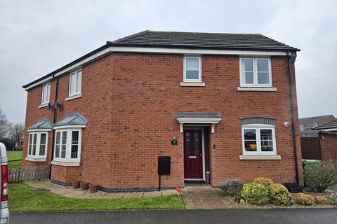 Flint Drive, Asfordby, LE14 3 bed semi