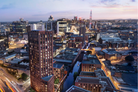 Princip Street, Birmingham B4 2 bed apartment for sale