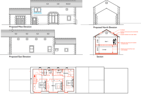 'The Barn' Main Street, Allonby CA15 3 bed barn conversion for sale