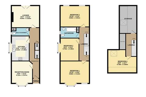 St. Johns Road, Trafford, M16 4 bed semi