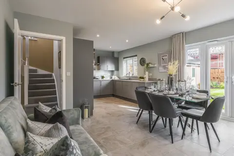 Plot 119, The Locke at Bloor Homes at... 4 bed detached house for sale