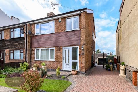 York Avenue, Jacksdale, Nottingham, NG16 3 bed semi