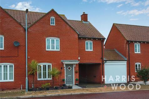 Valentinus Crescent, Colchester... 3 bed end of terrace house for sale