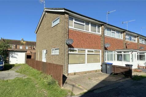 Meadow Lane, Lancing, West Sussex, BN15 3 bed end of terrace house for sale