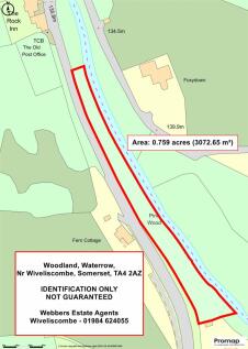 Waterrow, Nr Wiveliscombe, Taunton... Land for sale