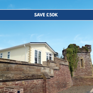 Bromyard Herefordshire 2 bed park home for sale