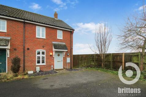 Poppyfields, West Lynn, King's Lynn 3 bed end of terrace house for sale