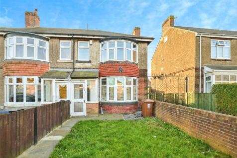 Seaton Lane, Hartlepool, Durham, TS25 3 bed end of terrace house for sale