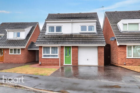 Billing Close, Norwich 3 bed detached house for sale