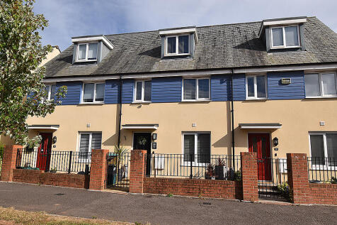 Rush Meadow Road, Cranbrook, Exeter, EX5 3 bed townhouse for sale
