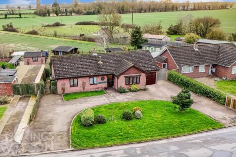 Greenways, Bunwell, Norwich 3 bed detached bungalow for sale