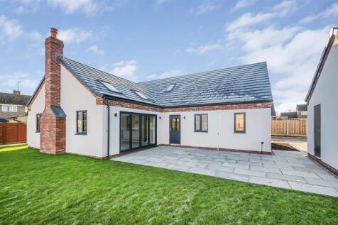 3 Eco Homes, School Road... 4 bed detached bungalow for sale