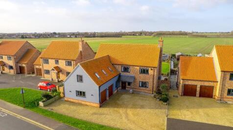Roman Bank, Leverington, Wisbech... 4 bed detached house for sale