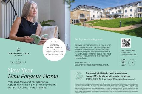 Pegasus Lymington Gate, Lymington SO41 2 bed apartment for sale