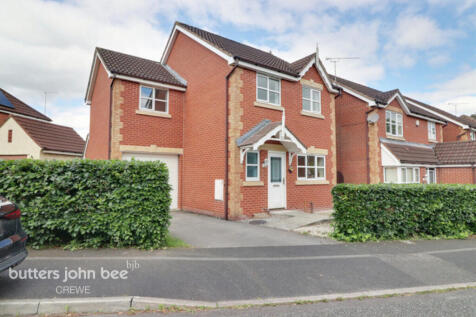 Langley Drive, Crewe 3 bed detached house for sale