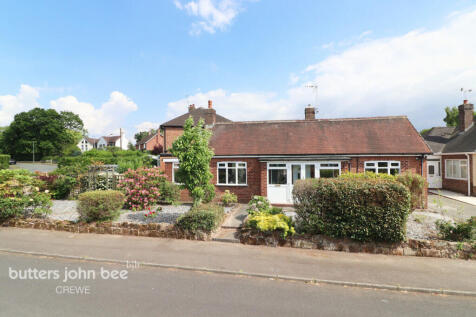 Freshfields, Crewe 3 bed detached bungalow for sale