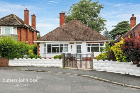 Hungerford Place, Sandbach 3 bed detached bungalow for sale