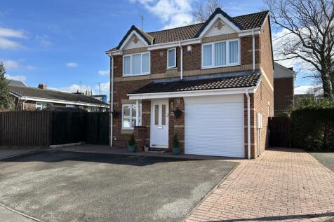 St. Cuthberts Drive, Sacriston... 4 bed detached house for sale