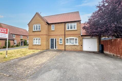 Pridmore Road, Corby Glen, Grantham... 4 bed detached house for sale