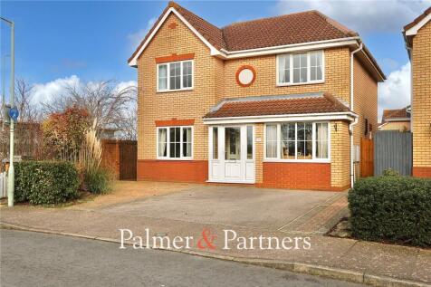 Cherry Blossom Close, Ipswich... 4 bed detached house for sale