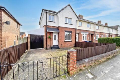 Briardale, Delves, Consett, Durham... 3 bed end of terrace house for sale
