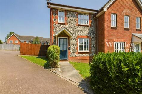 Alan Avenue, Newton Flotman, Norwich... 2 bed end of terrace house for sale