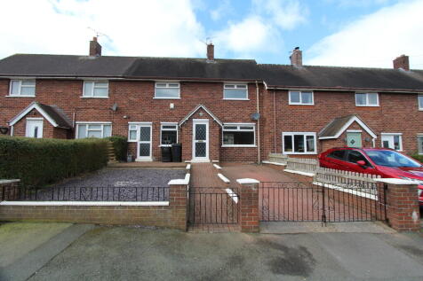 The Groves, Marchwiel, Wrexham 3 bed terraced house for sale